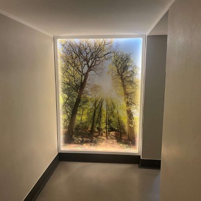 Sauna-Eingang
